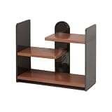 CFGH6FDF Minimalist Style Open Desktop Bookshelf Density Board Storage Rack for Office Home Freestanding Book Shelf