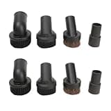 Black Vacuum Cleaner Attachment Round Dust Brush,Bristle Brush Head 32/35/44mm,Household Supplies Cleaning Accessories(35mm Round Brush)
