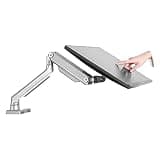 Listed TV Mount Monitor Mount Stand Single Arm Mechanical Spring Monitor Mount Adjustable Vesa Mount Desk Stand with Clamp and Grommet Base