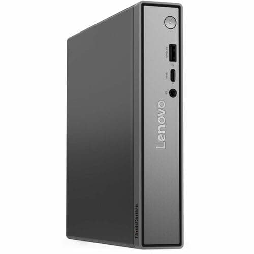 Lenovo ThinkCentre neo 55q Gen 6 13GN0017US Desktop Computer - AMD Ryzen 5 220-16 GB - 512 GB PCI Express NVMe 4.0 x4 SSD - Tiny - Black - AMD Chip - Windows 11 Pro - Radeon 740M Graphics DDR5 SDRAM