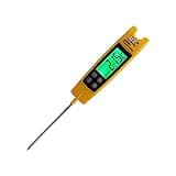 UEi PDT655 Differential Temperature Folding Pocket Thermometer, HVAC Digital Thermometer with Backlit Display and Magnetic Mount, Measures -58 to 572°F