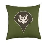 Specialist SPC Military Rank Insignia Throw Pillow