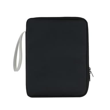 Tablet Computer Case,Durable Laptop Cover with A Zipper,Multi-Functional Bag with A Zipper(12.9 inch Black)