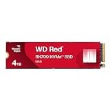 Western Digital 4TB WD Red SN700 NVMe Internal Solid State Drive SSD for NAS Devices - Gen3 PCIe, M.2 2280, Up to 3,400 MB/s - WDS400T1R0C