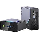GMKtec K12 Gaming Mini PC AMD Ryzen 7 H 255 (Upgraded 8745HS) 16GB DDR5 RAM 1TB SSD, Radeon 780M Graphics, Mini Computer Oculink, 3X M.2 2280 Expansion, Dual 2.5G LAN, USB4, HDMI 2.1, Quad Display