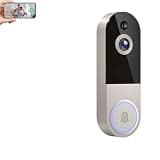 Nexfluxio 3K Video Doorbell Camera Wireless, Wi-Fi Doorbell Camera with AI Human Detection, Two-Way Audio, Night Vision, Cloud Storage, Battery Powered, 2.4GHz WiFi Only