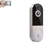 Nexfluxio 3K Video Doorbell Camera Wireless, Wi-Fi Doorbell Camera with AI Human Detection, Two-Way Audio, Night Vision, Cloud Storage, Battery Powered, 2.4GHz WiFi Only