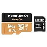 Micro SD Card 64GB High-Speed Performance (90MB/s Read, 30MB/s Write), Compatible with DSLR, Drone, Action Camera & Portable Devices(1 microSD Card +1 Adapter)