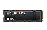 WD_BLACK SN850X 2TB NVMe SSD with Heatsink - M.2 2280, Up to 7,300 MB/s Read speeds, Up to 6,300 MB/s write speeds, Gaming Expansion, High Performance Internal Solid State Drive - WDS200T2XHE