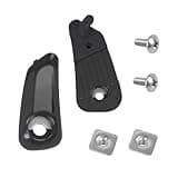 Zfegto Football Helmet Strap-Loc Chinstrap Fastener Kit Fits Riddell SpeedFlex - Left and Right with Screws and T-Nuts (Black)