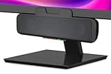 Cyber Acoustics CA-2890 USB Speaker Bar – USB Powered Stereo Desktop Computer Speakers for PC, Clip-On Monitor Mount Design, On-Speaker Controls