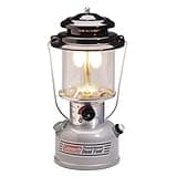 Coleman Powerhouse Dual Fuel Lantern Shines up to 800 Lumens 2-Mantle Lantern Uses Liquid Fuel or Gasoline with Adjustable Brightness Carry Handle Mantles & Funnel Included