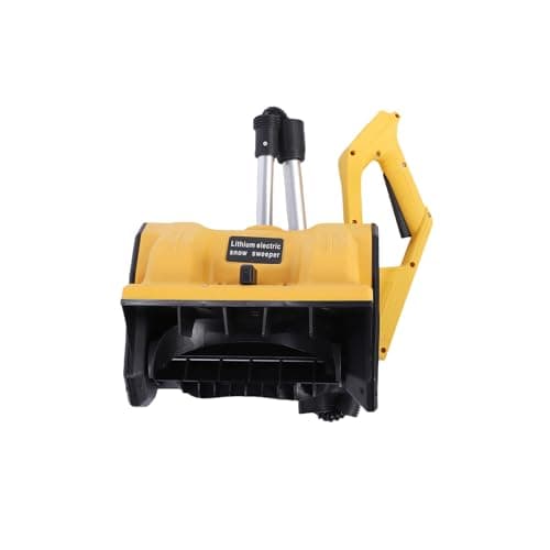 Hamwesh Cordless Snow Blower, 18V 500W 11inch Width Electric Snow Shovel, Battery Thrower with Directional Plate Foldable Handle Scraper for Driveway Steps Patio (Bare Machine)