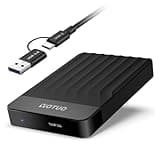 YOTUO Portable 1TB External Hard Drive Storage Expansion Mobile HDD USB 3.0 USB-C for PC, Mac, Desktop, Laptop, PS4, Xbox One, Xbox 360, Android, iPhone 15/16/17, Office & Game (Black)