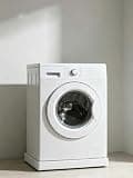 Front Load Washing Machine with Stain Removing Steam Treatment - Reduce Laundry Time, Wrinkles, Static & Odors - LED - White