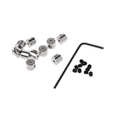 60 Pieces Professional Pin Keepers Safe Locks Portable Locking Backs with Wrench Tools Great for Disney Pins