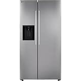 LG 27 cu. ft. Side-by-Side Standard Depth Slim in Door Ice and Water Dispenser in PrintProof Stainless Steel Wi-Fi Enabled LS27T3230S
