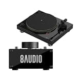 Reloop Turn 7 Premium HiFi Belt Drive USB Turntable Bundle with Desktop Amplifier System (2 Items)