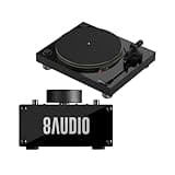 Reloop Turn 7 Premium HiFi Belt Drive USB Turntable Bundle with Desktop Amplifier System (2 Items)