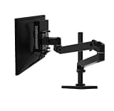 High-pole desktop monitor stand robotic arm lifting(Black45-695-292)