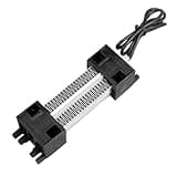 100W 220V PTC Air Heater with Insulated Elements for Safe Heating, Compact 4.45x1.38x1.02 Inch Design for Small Instruments and DIY Projects