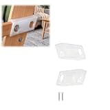 Replacement Tray Support Brackets Compatible with Abiie Beyond Junior Y High Chair, Precision Fit Tray Holder Repair Parts, Secure Alignment High Chair Tray Support
