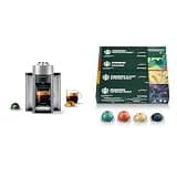 De'Longhi Nespresso Vertuo Coffee and Espresso Maker, Silver + Starbucks by Nespresso Capsules