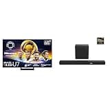 Hisense 65U75QG Mini-LED 4K UHD Smart Google TV AX3100Q 3.1Ch Sound Bar with Wireless Subwoofer