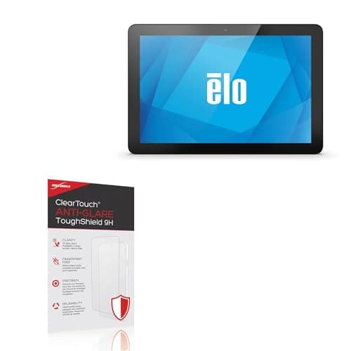 BoxWave Screen Protector Compatible with Elo 10-inch I-Series 4 - ClearTouch Anti-Glare ToughShield 9H (2-Pack), Anti-Glare 9H Tough Flexible Film Screen Protector