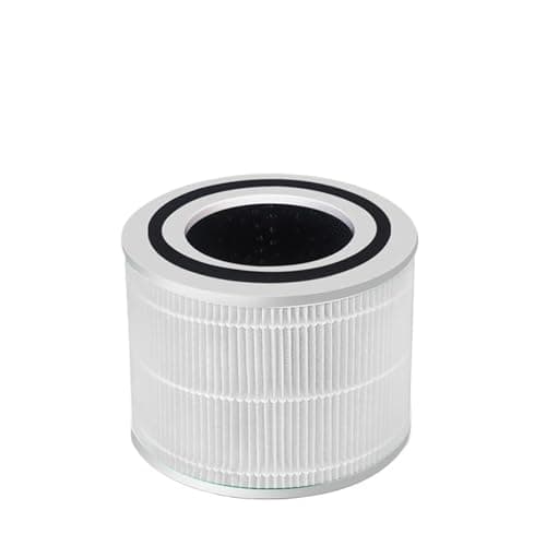 Compatible For Levoit, Core 300 Air Purifier PM2.5 HEPA Activated Carbon Replacement Filter(BET300 with clamp)