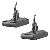 ZHFJGWNGDVX 2800mAh 21.6V Replacement Battery ,Compatible for Dyson V8 Absolute Cord-Free Vacuum Handheld Cleaner(2PCS-V8-6800mAh)