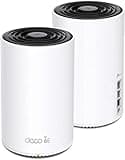 TP-Link Deco XE75 Pro AXE5400 Tri-Band WiFi 6E Mesh System - 2.5G WAN/LAN Port, Covers up to 5500 Sq.Ft, Replaces WiFi Router and Extender, AI-Driven Mesh, New 6GHz Band, 2-Pack