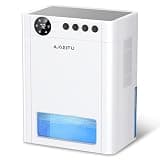 Dehumidifier, 148oz Water Tank (1000 sq.ft), Quiet Dehumidifier for Bathroom, Bedroom, RV Closet with Timer Setting, Auto Shut-off