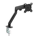 NYTFHMS Monitor Stand Single Monitor Stand, Desktop Monitor Mount Bracket for 13 to 27-Inch LCD Screens, Adjustable Gas Spring Monitor Stand Arm Vesa Mount with Clamp Tv Stands