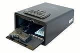 Small Quick Access Vault On-Site: Safe Box with Key for Home, Money Safes with Code, Lockbox for Cash, Gun Safe, Fireproof Safe, Mini Safe, Wall Safe, Document Safe,A-1