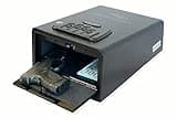 Small Quick Access Vault On-Site: Safe Box with Key for Home, Money Safes with Code, Lockbox for Cash, Gun Safe, Fireproof Safe, Mini Safe, Wall Safe, Document Safe,A-1