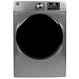 Kenmore 8.0 cu. ft. Front Load Electric Dryer with Wrinkle Guard & Accela Steam to Reduce Wrinkles, Static & Odors - Smart Sensor Drying - LED - ENERGY STAR Certified - Metallic Silver
