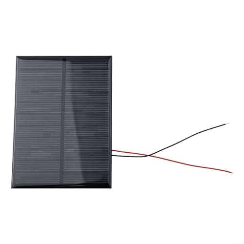 Solar Panels Kit, 5-Pack Polycrystalline Cells, 5.5V 200mA Output, 110x80mm with Wire, for DIY Home Lighting, Science Projects, Small Power Systems