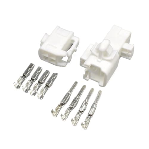 BTYSEQ 1-20 Sets 4 Pin 6520-0349 7282-1042 Automotive Electrical Connector Socket Air Spring Plug 90980-10795(Male Female,20Sets)