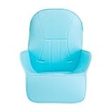 FJMQHU High Chairs Seat Cover Chair Cushion Dining Chair Cover PU Leather Easy to Clean Waterproof Material Suitable for Kids Feeding Home, Blue
