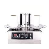 Label Rewinding Machine with Counter and Meter, Label Splitting Tool, Forward Reverse Rewind, Adjustable Tension Core 1-4 Inch, for Express Logistics and Supermarket Retail(F300)