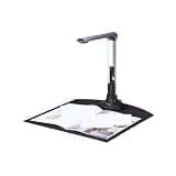 Portable Scanner, BK52 Portable Book and Document Camera Scanner, A3 HD USB 2.0 Capture with LED Light for ID Cards, Passport, Books, Watermark, Increase Efficiency