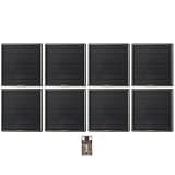 Spypoint 10-Watts Battery Solar Panel with 4 LED Charge Indicator Lights Bundle (9 Items)
