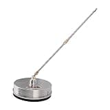 Zopsc 13 Inch Pressure Washer Surface Cleaner, 4000 PSI Stainless Steel Power Washer Attachment with Extension Bar for Driveways Sidewalks