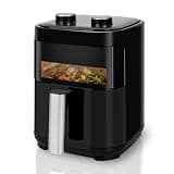 MIRASTON 3.2QT Small Air Fryer, Mini Dial Air Fryers with Gift Box
