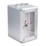 Lockable Silver Locker - 8/12/24/36/48/60/72 Slots - Secure Workshop Safe Deposit Box & Cell Phone Organizer for Classroom, School, Office Use