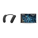 Sony BRAVIA Theater U Wireless Neckband Speaker & 83-inch BRAVIA XR A80L OLED 4K TV Bundle - Home Theater Audio System with 12 Hour Battery & Smart Google TV