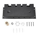 Alloy Steel Wall Mounted Pressure Washer Gun Holder and Storage Rack, Accommodates Foam Cannon, 5 Nozzles, and 4 Extension Wands with 1/4 Inch Quick Connections