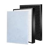 Compatible For Sharp UZ-HD6HF/UZ-HD6DF/UZ-HD6MF HEPA Air Purifier UA-HD60E UA-HD60E-L UA-HD60E-T,Air Cleaner Filter Cartridge(And carbon)