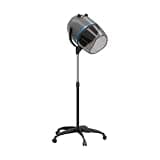 Epetlover 1300W Adjustable Hooded Hair Dryer Professional Stand Up Bonnet Hair Dryer Salon Equipment with Rolling Base for Home Hair Drying
